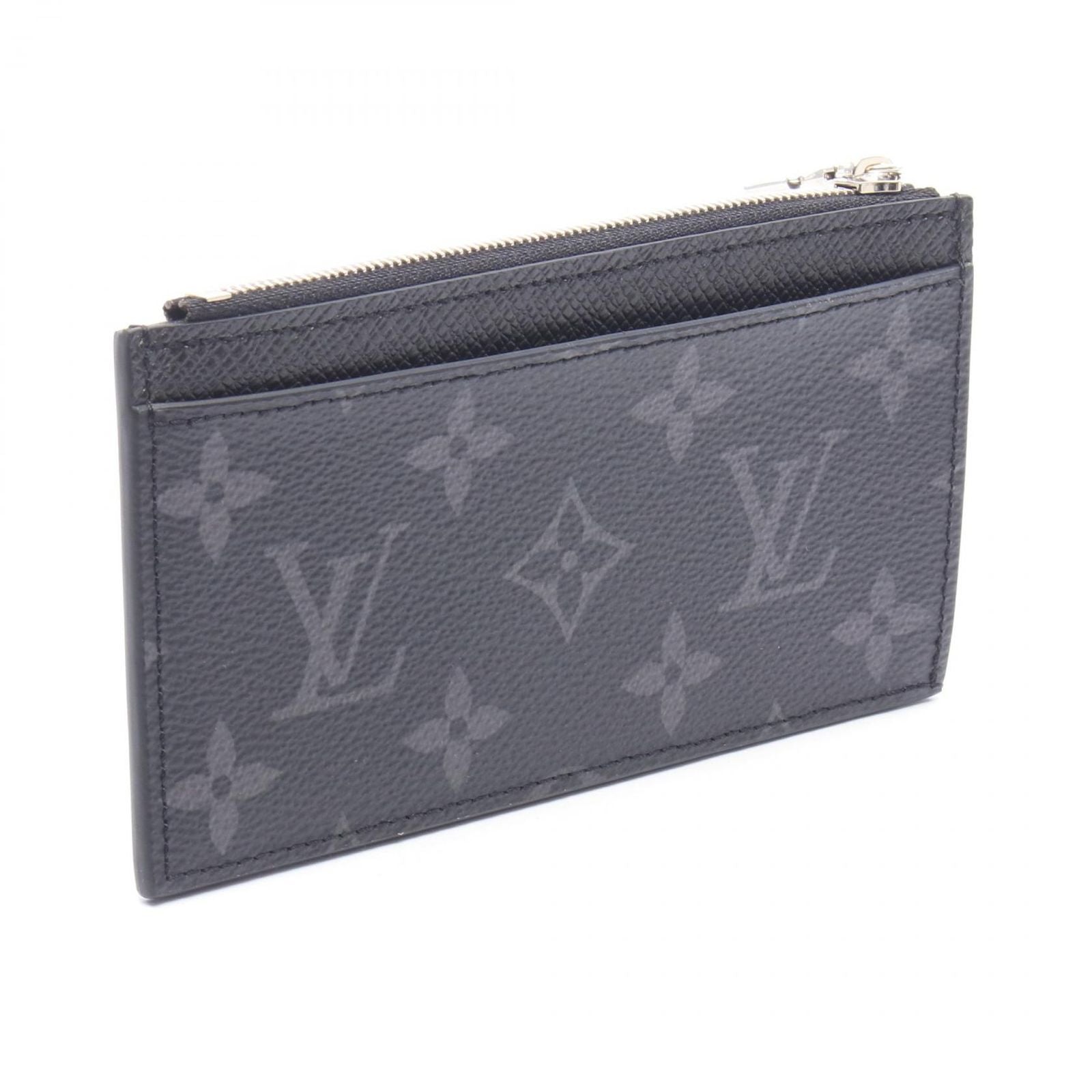 Louis Vuitton Coin Card Holder Monogram Eclipse Case Leather — view 2