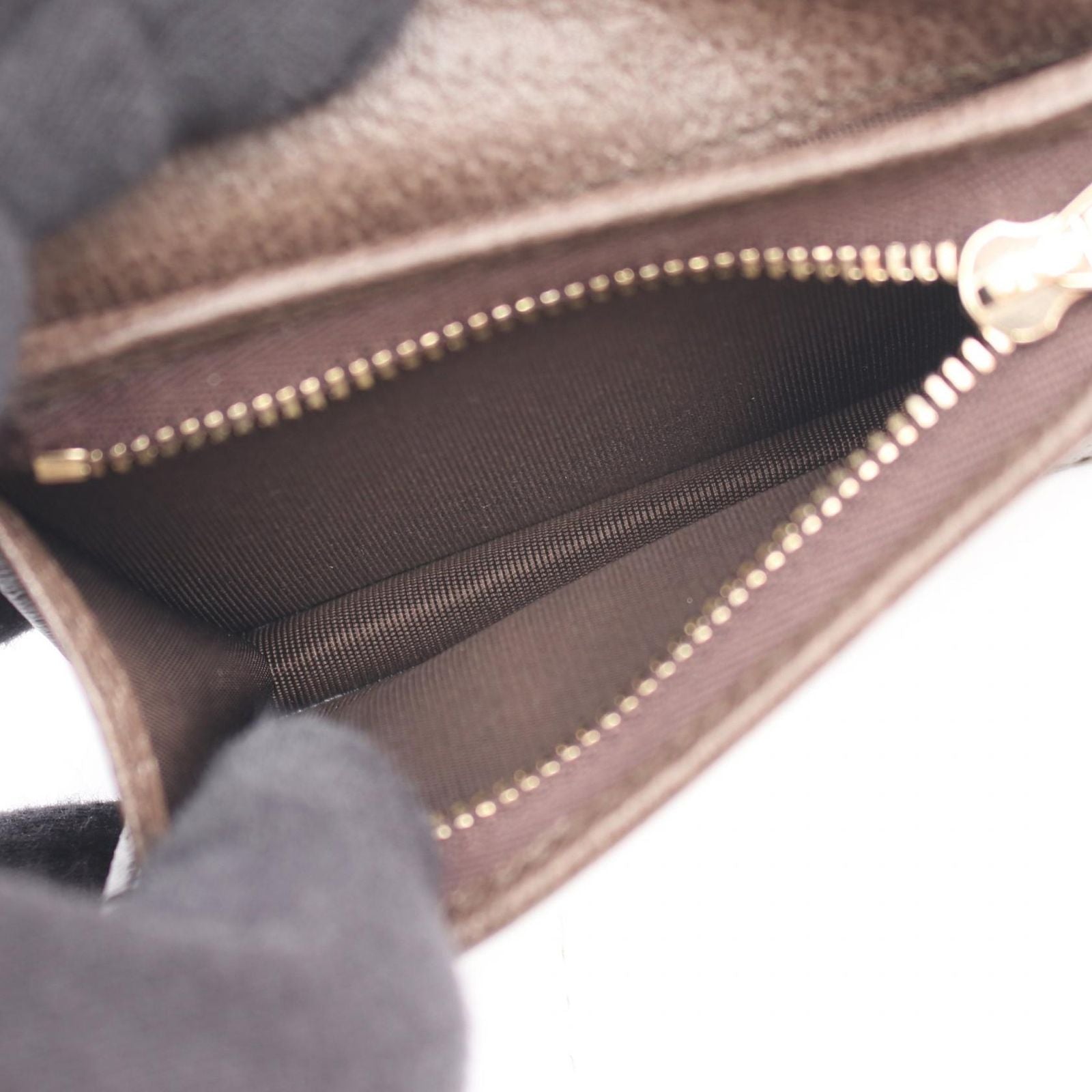 Gucci Bifold Wallet Ophidia Sherry Line GG Supreme Leather — view 4
