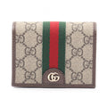 Gucci Bifold Wallet Ophidia Sherry Line GG Supreme Leather