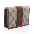 Gucci Bifold Wallet Ophidia Sherry Line GG Supreme Leather — view 2