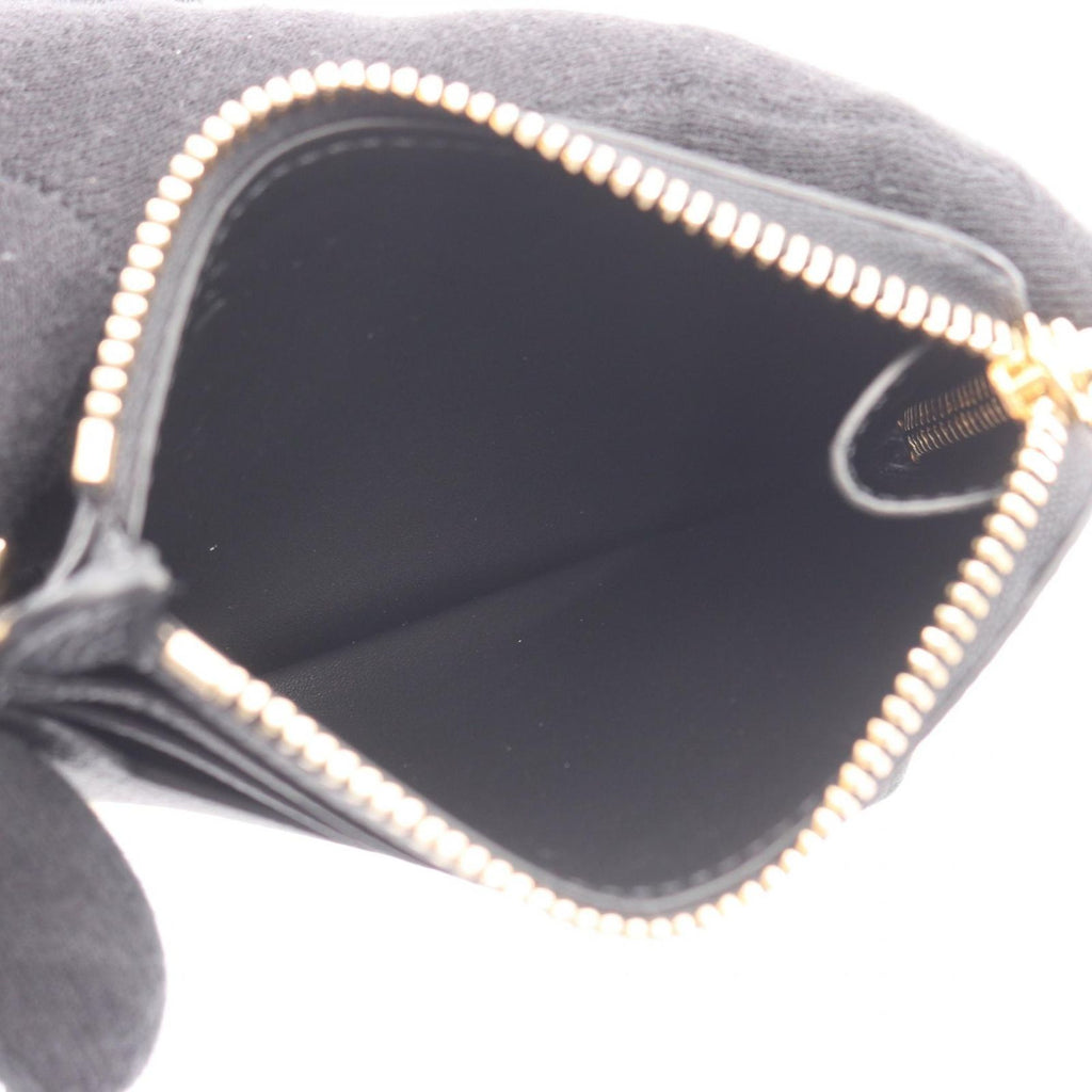 Loewe Anagram Square Coin Card Holder with Key Ring Leather Purse — view 3