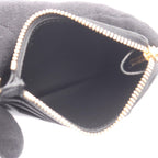 Loewe Anagram Square Coin Card Holder with Key Ring Leather Purse — view 3