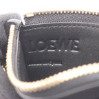 Loewe Anagram Square Coin Card Holder with Key Ring Leather Purse — view 4