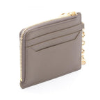 Loewe Anagram Square Coin Card Holder with Key Ring Leather Purse — view 2