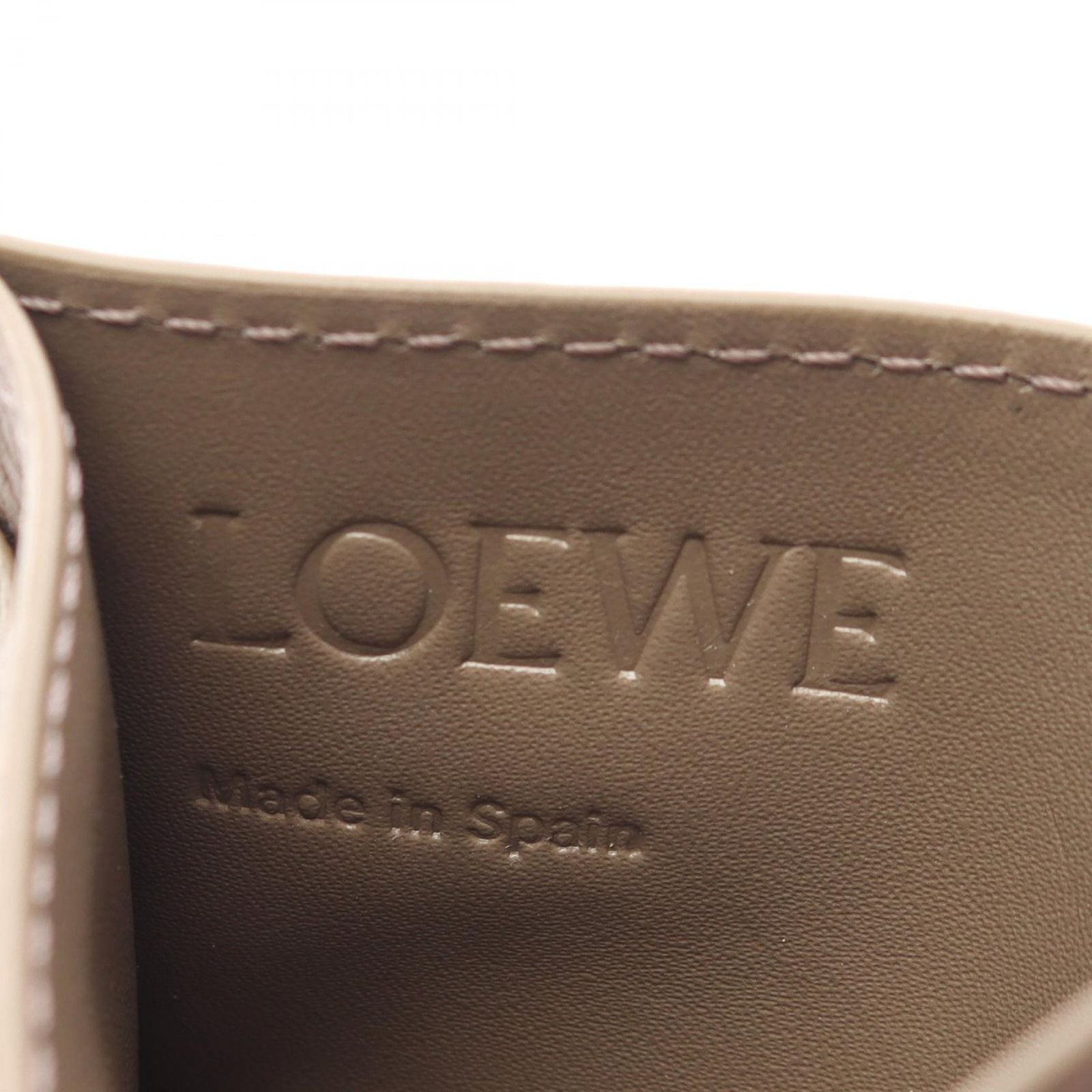 Loewe Card Case Anagram Plain Leather — view 4