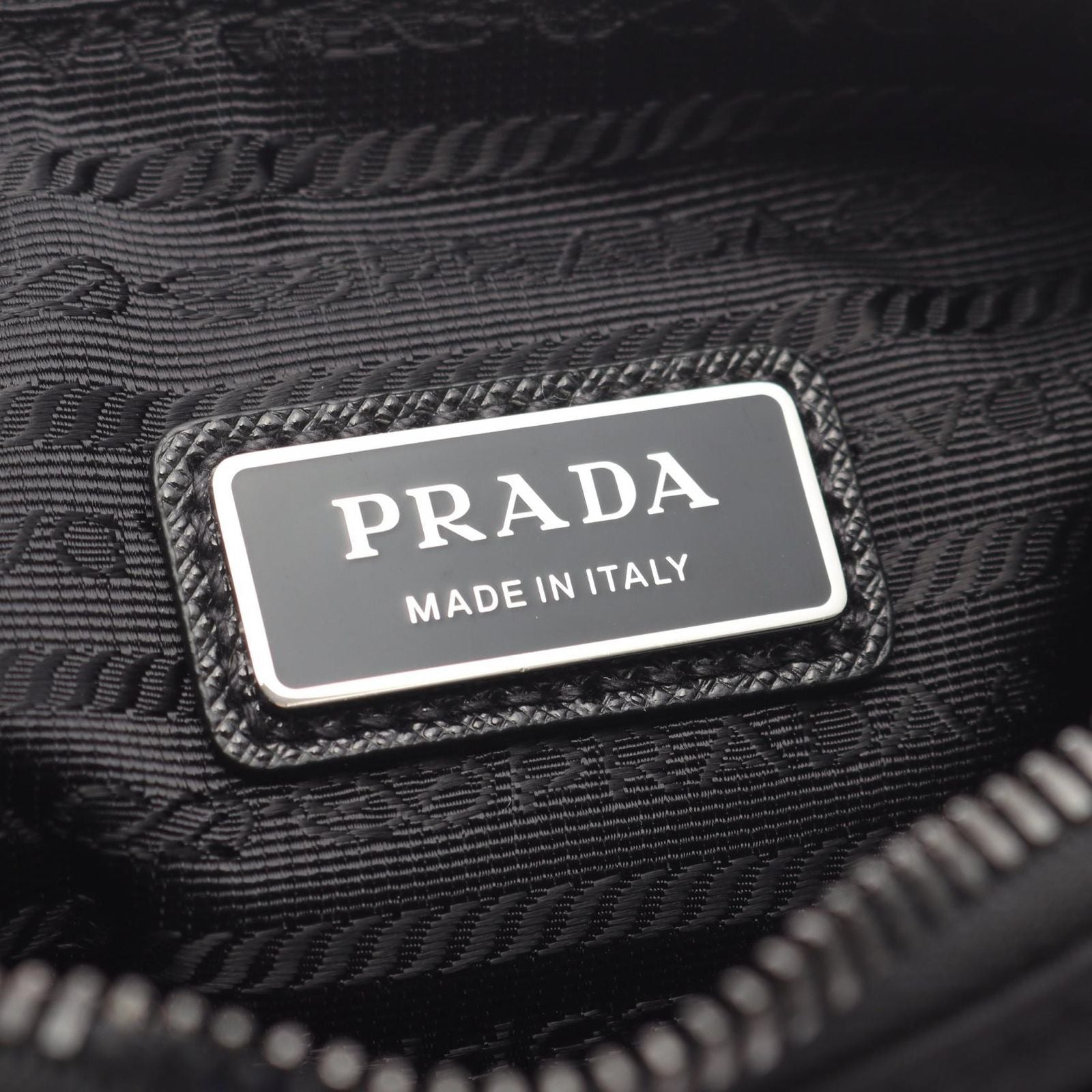 Prada Shoulder Bag Tessuto Saffiano Nylon Leather — view 4