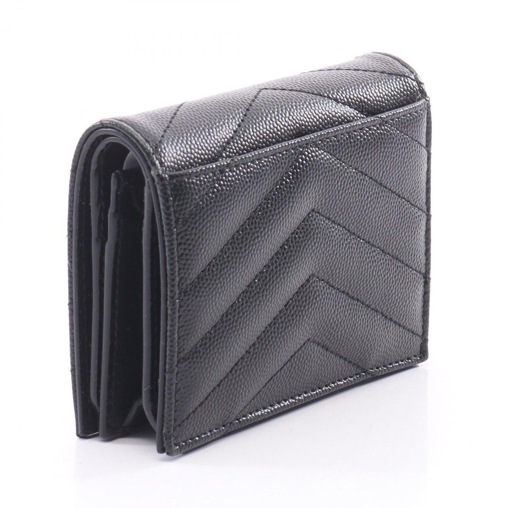 Saint Laurent Paris Bifold Wallet Monogram Leather Trifold — view 2