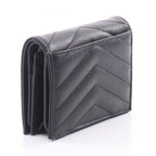 Saint Laurent Paris Bifold Wallet Monogram Leather Trifold — view 2