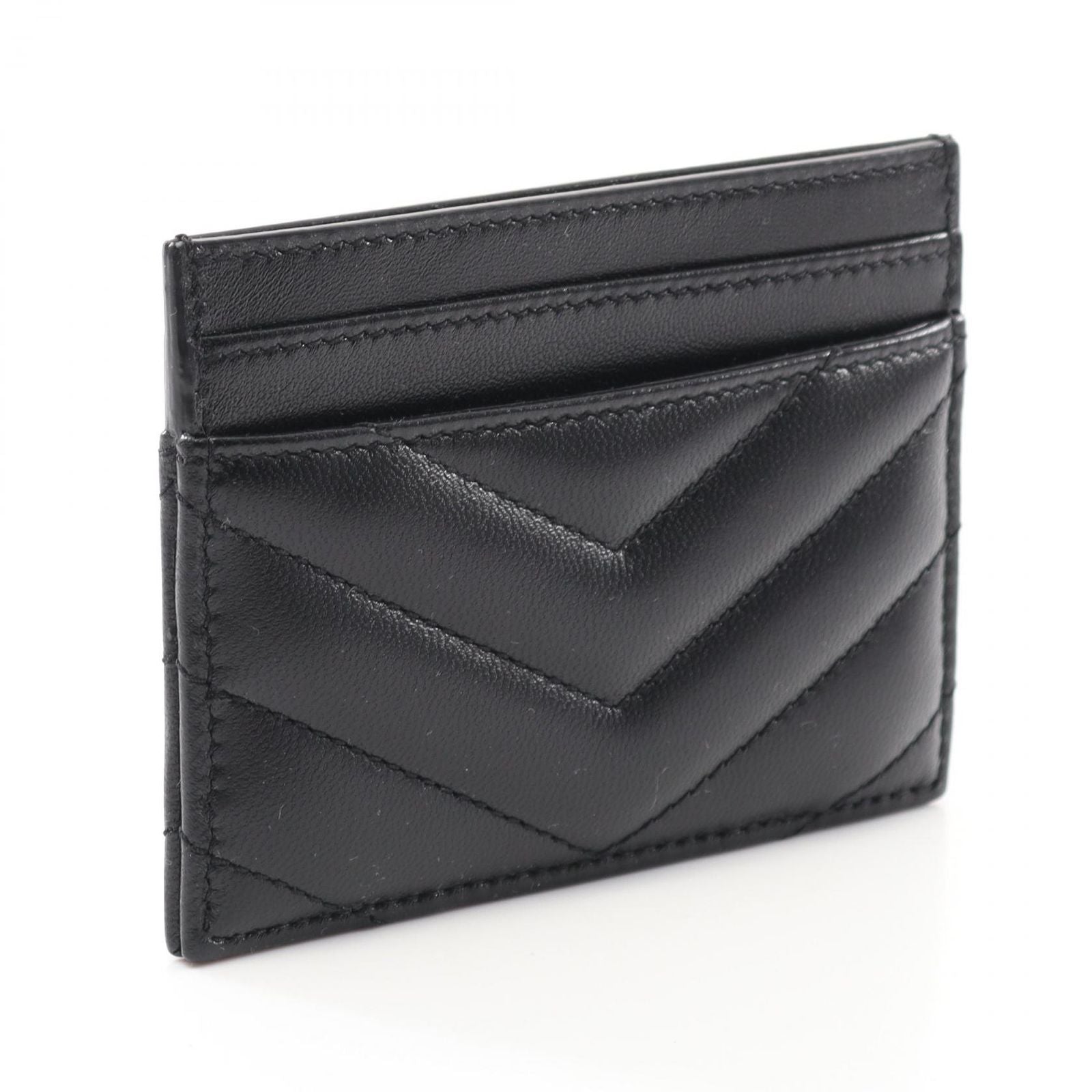 Saint Laurent Paris Card Case YSL Monogram Leather — view 2
