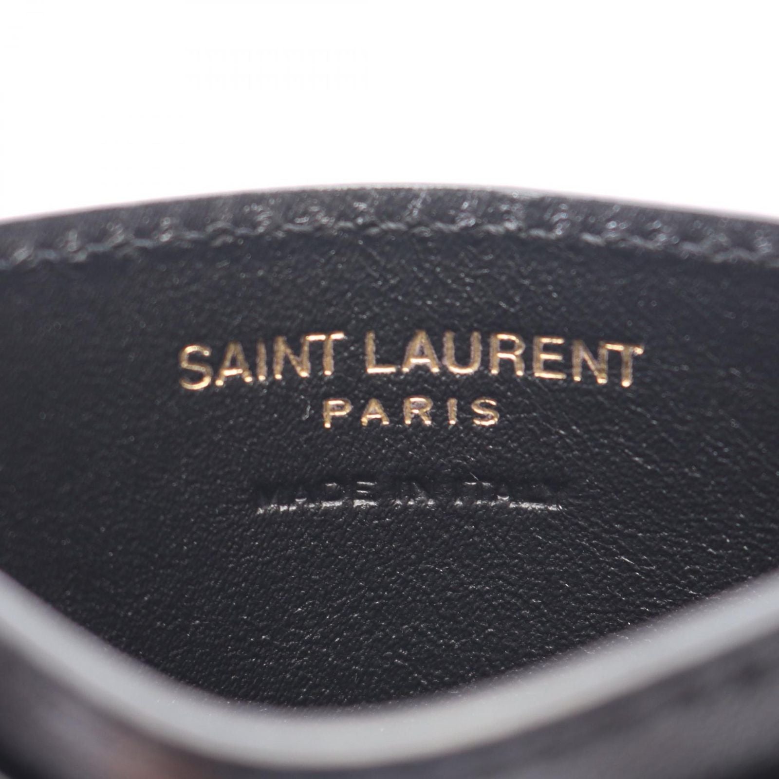 Saint Laurent Paris Card Case YSL Monogram Leather — view 4