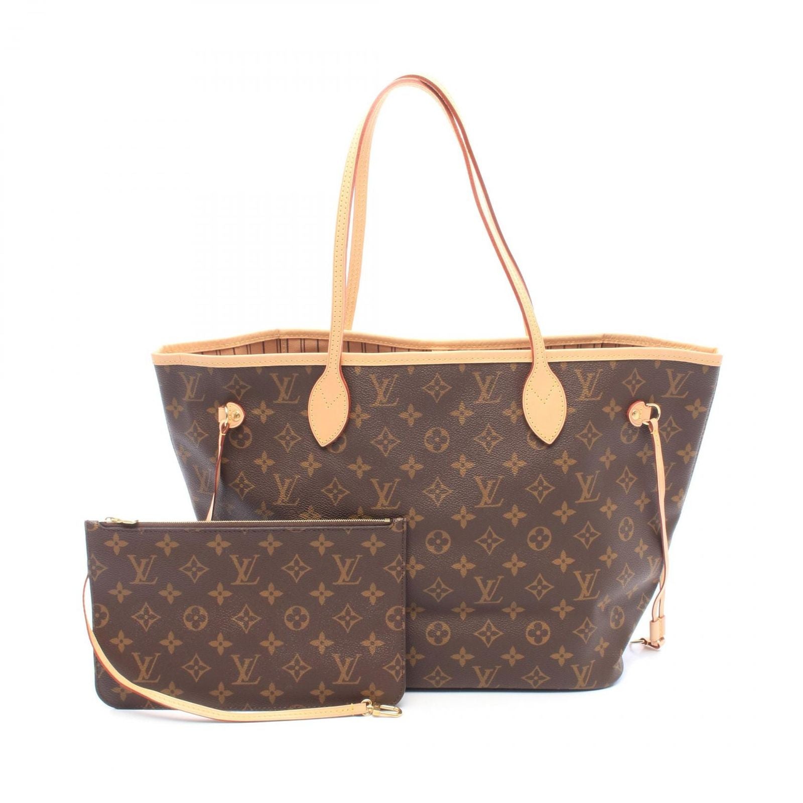 Louis Vuitton Tote Bag Neverfull MM Monogram Leather