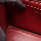 Chanel Handbag Quilted Black Lambskin Chain Top Handle Bag — view 8