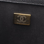 Chanel Shoulder Bag Boy Black Caviar Leather Chain — view 5