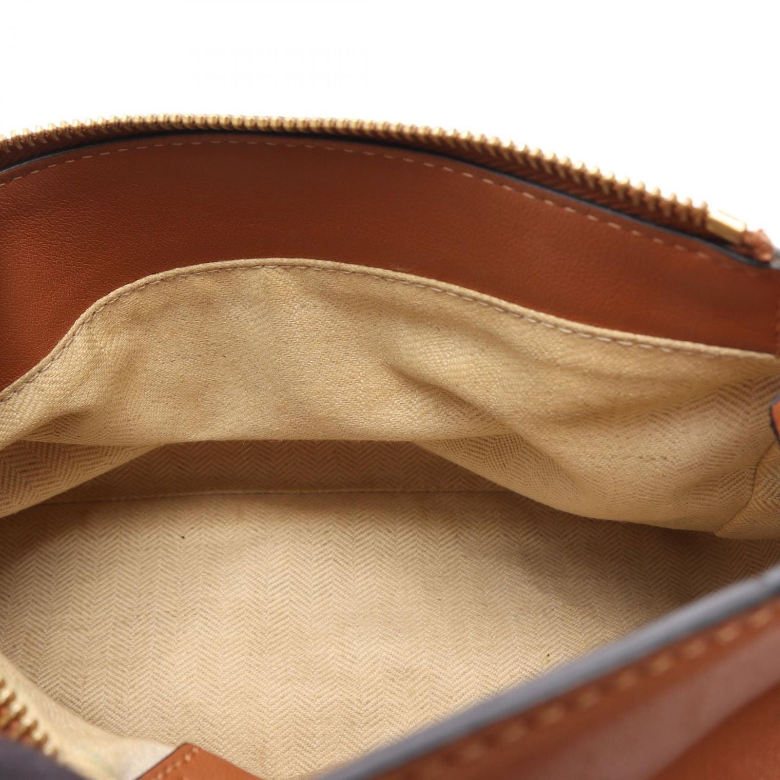 Loewe Handbag Puzzle Bag Small 2-Way Brown Light Pink Leather — view 5