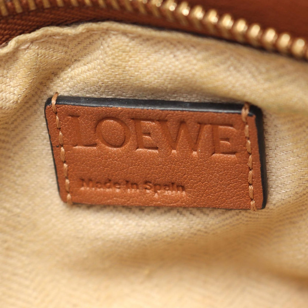 Loewe Handbag Puzzle Bag Small 2-Way Brown Light Pink Leather — view 4
