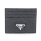 Prada Card Case Vitello Daino Trian Leather