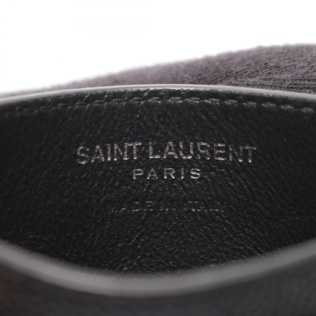 Saint Laurent Paris Card Case YSL Monogram Leather — view 4