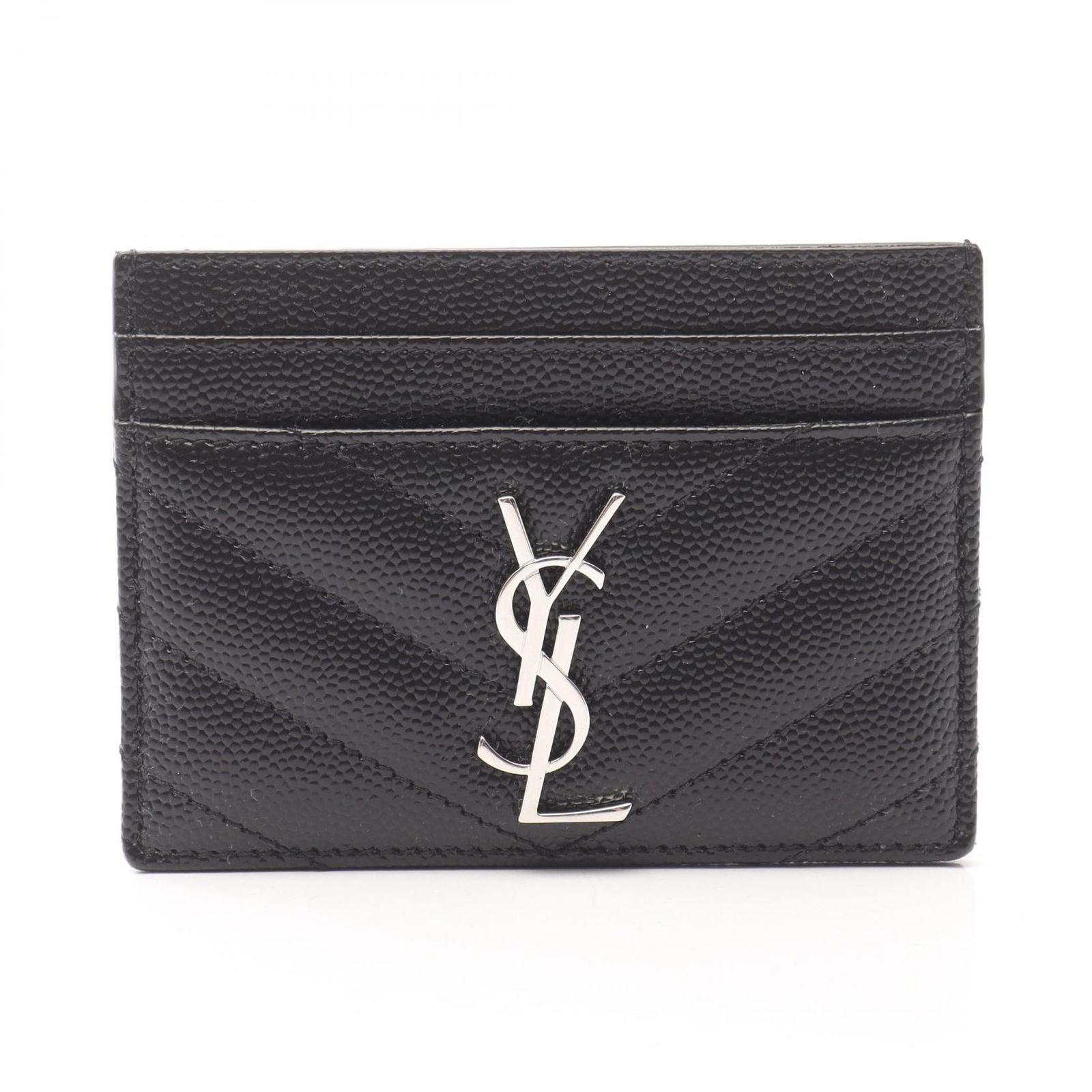 Saint Laurent Paris Card Case YSL Monogram Leather