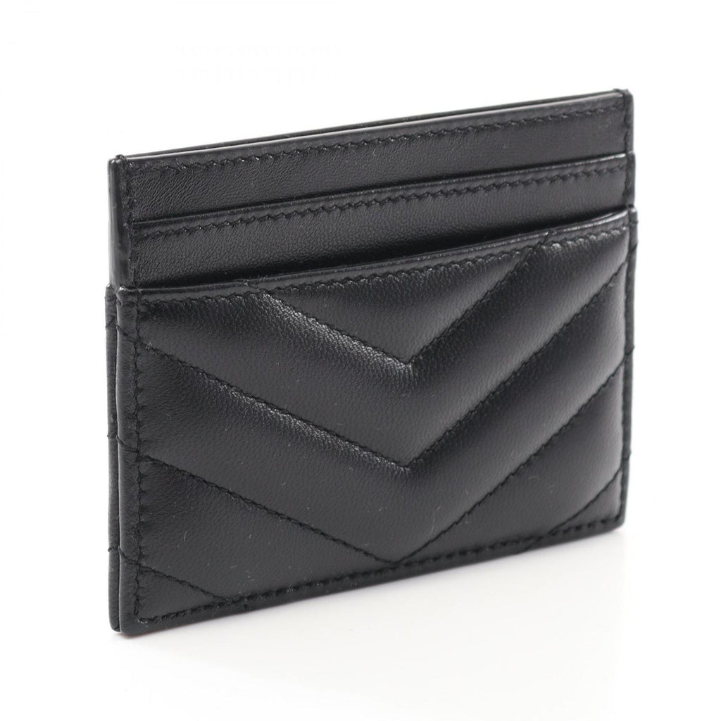 Saint Laurent Paris Card Case YSL Monogram Leather — view 2