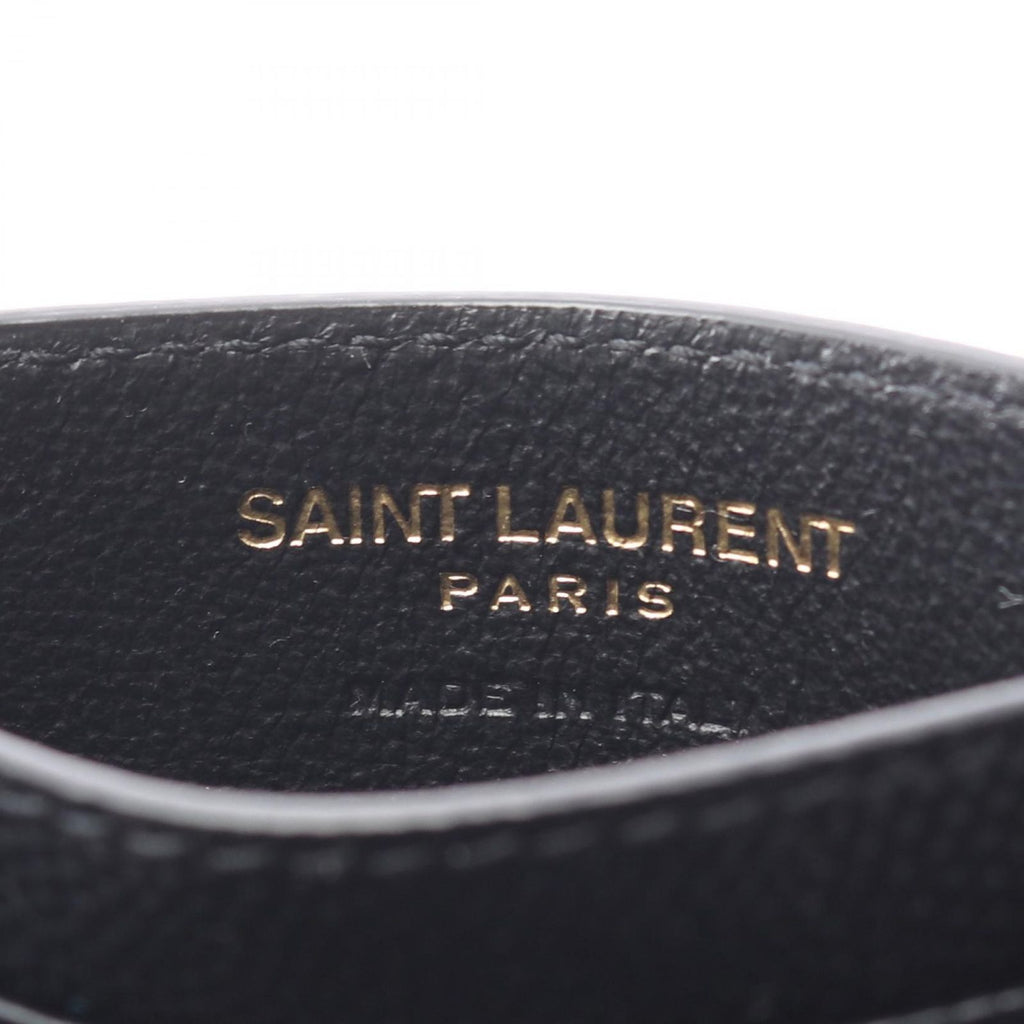 Saint Laurent Paris Card Case Quilted Leather — view 4