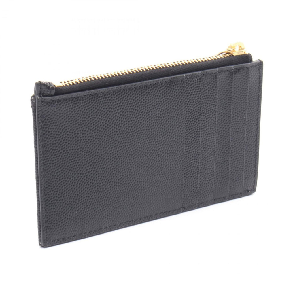 Saint Laurent Paris Coin Purse Monogram Fragment Zip Card Case Leather — view 2