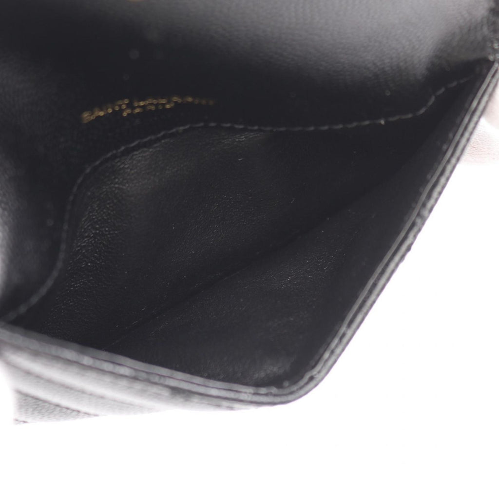 Saint Laurent Paris Card Case Monogram Fragment Leather — view 3