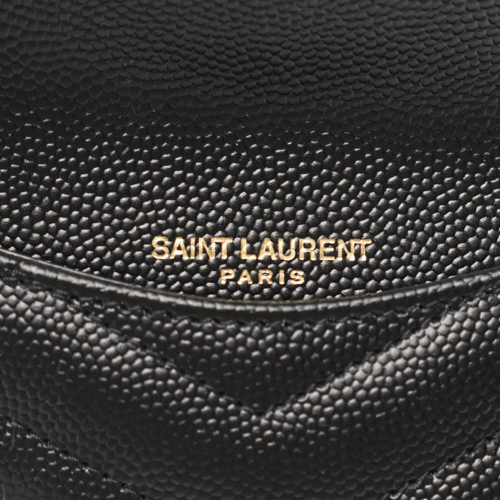 Saint Laurent Paris Card Case Monogram Fragment Leather — view 4