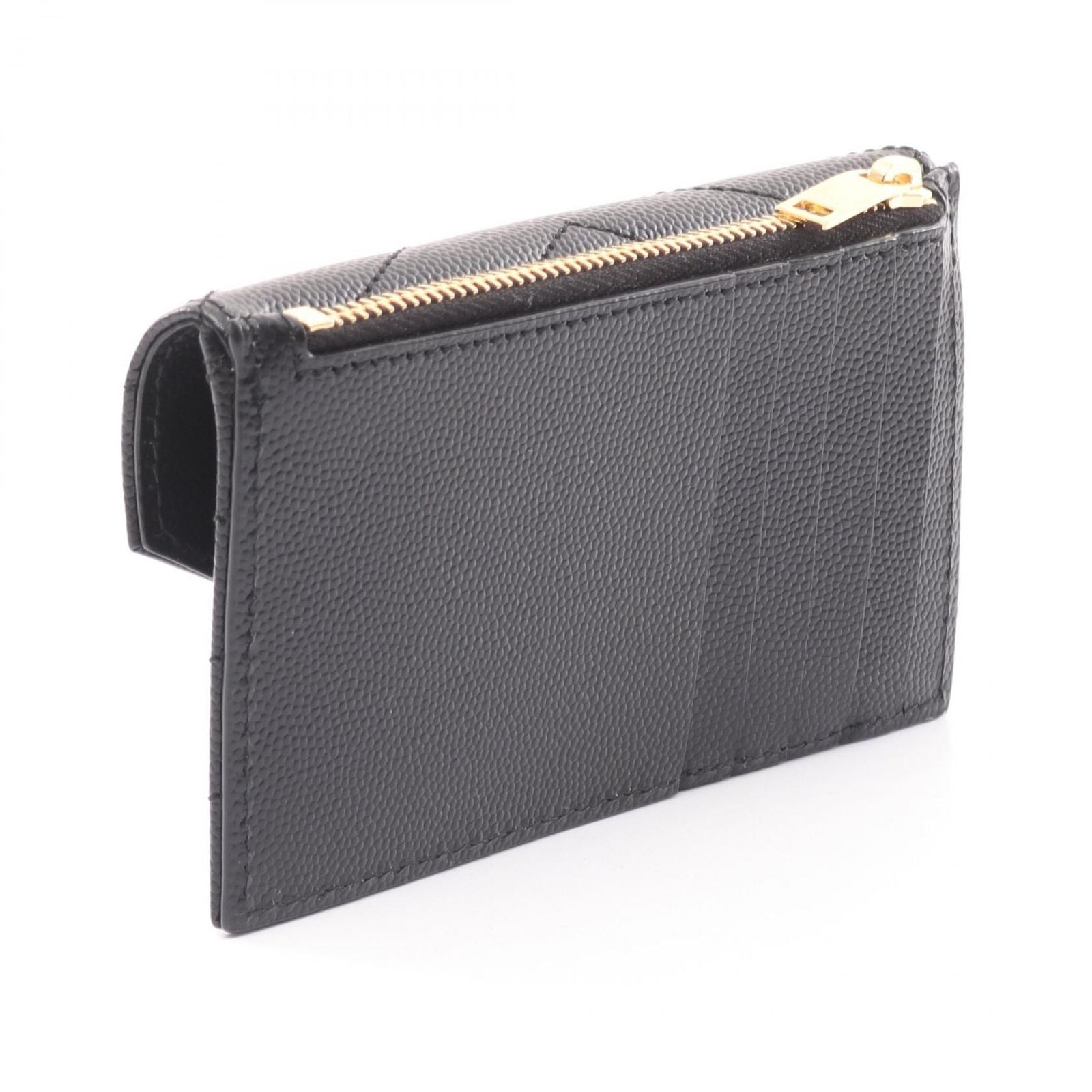 Saint Laurent Paris Card Case Monogram Fragment Leather — view 2