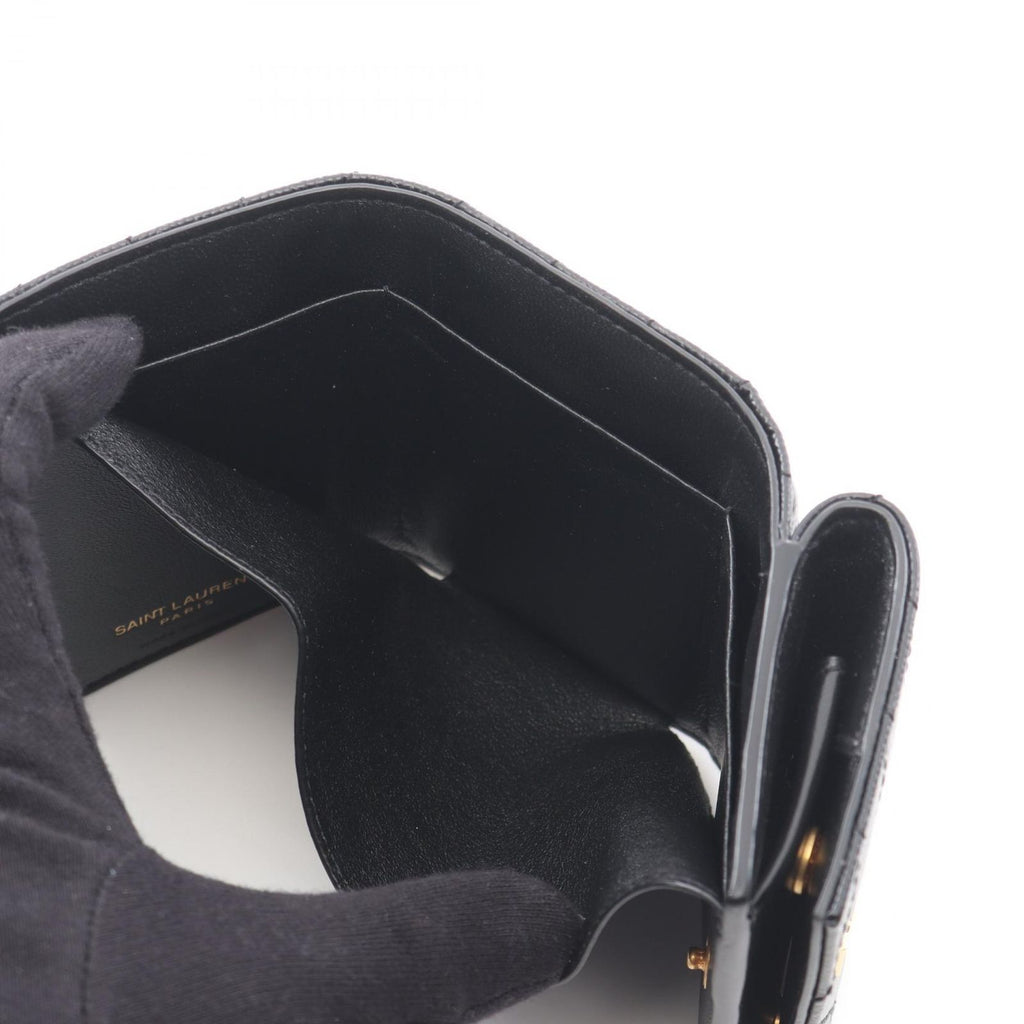 Saint Laurent Paris Trifold Wallet Monogram Origami Tiny Leather — view 5
