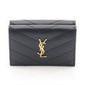 Saint Laurent Paris Trifold Wallet Monogram Origami Tiny Leather