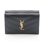Saint Laurent Paris Trifold Wallet Monogram Origami Tiny Leather
