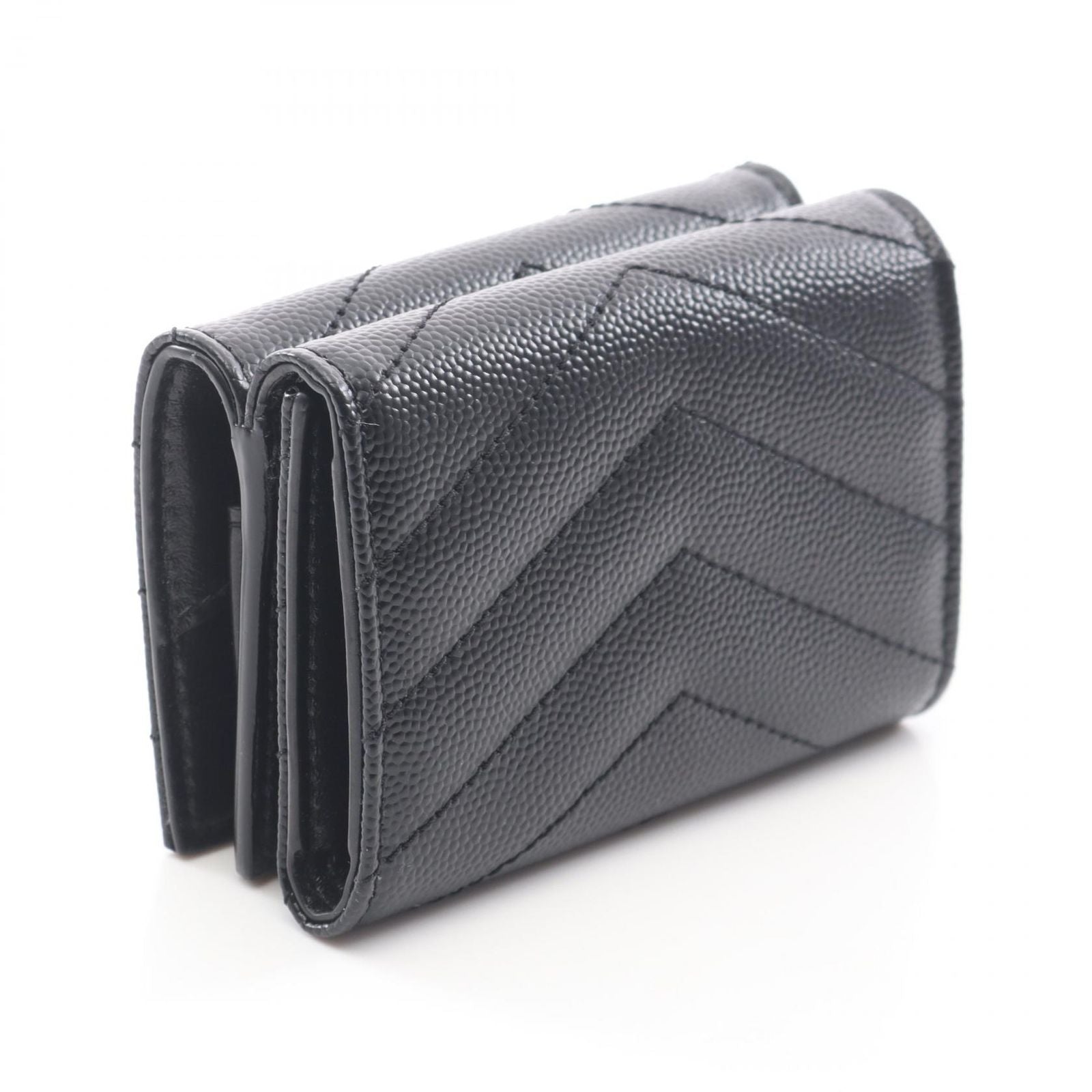 Saint Laurent Paris Trifold Wallet Monogram Origami Tiny Leather — view 2