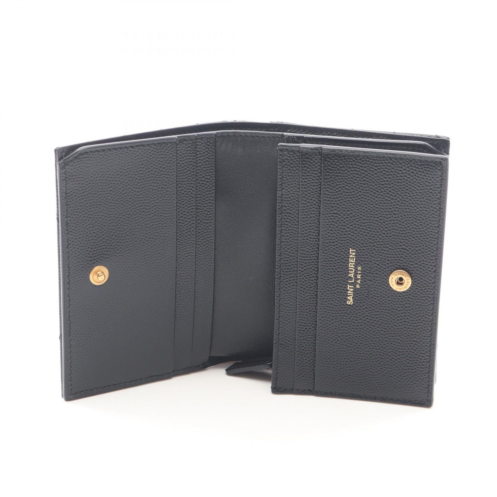 Saint Laurent Paris Bifold Wallet Monogram Leather — view 3
