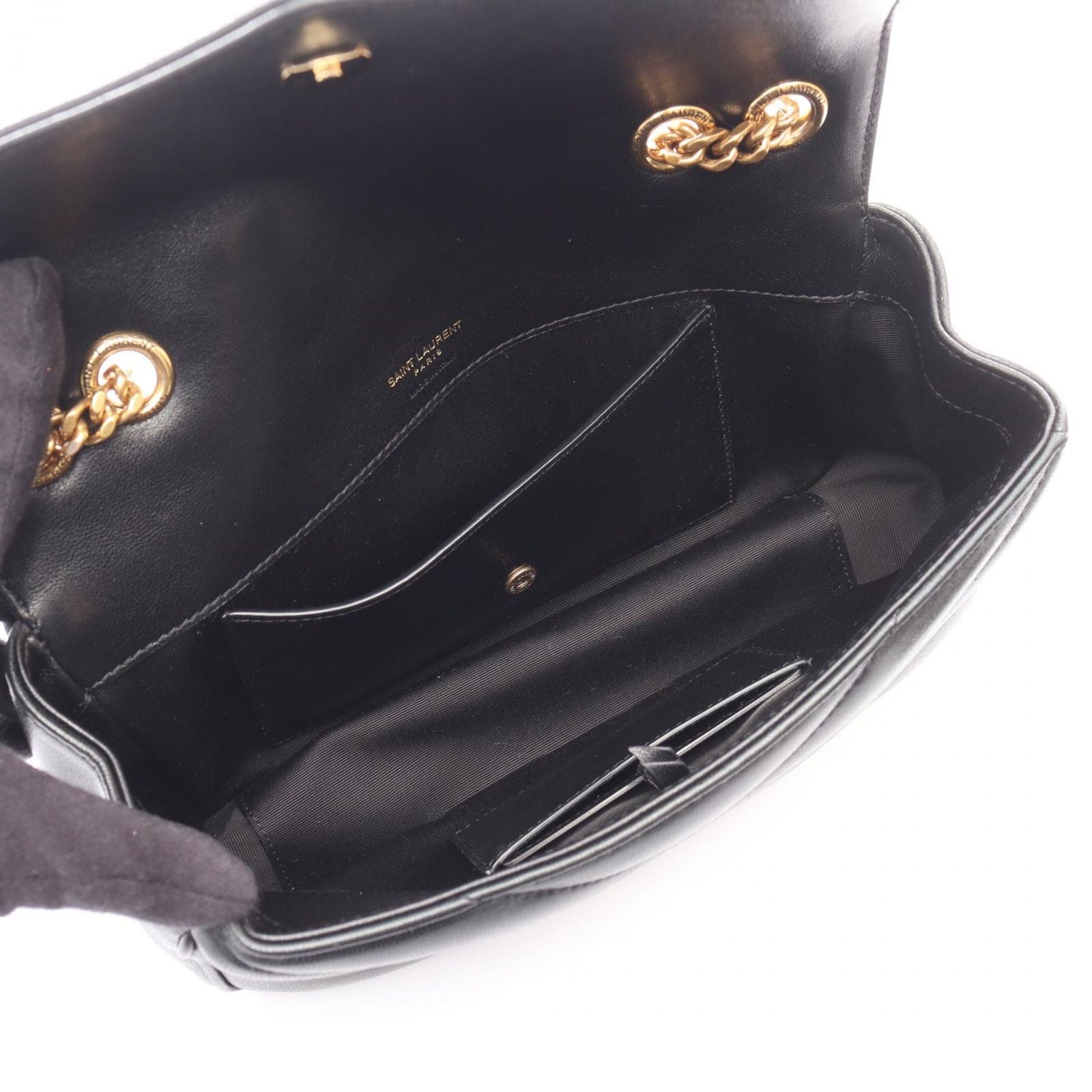 Saint Laurent Paris Shoulder Bag Loulou Small Leather — view 3