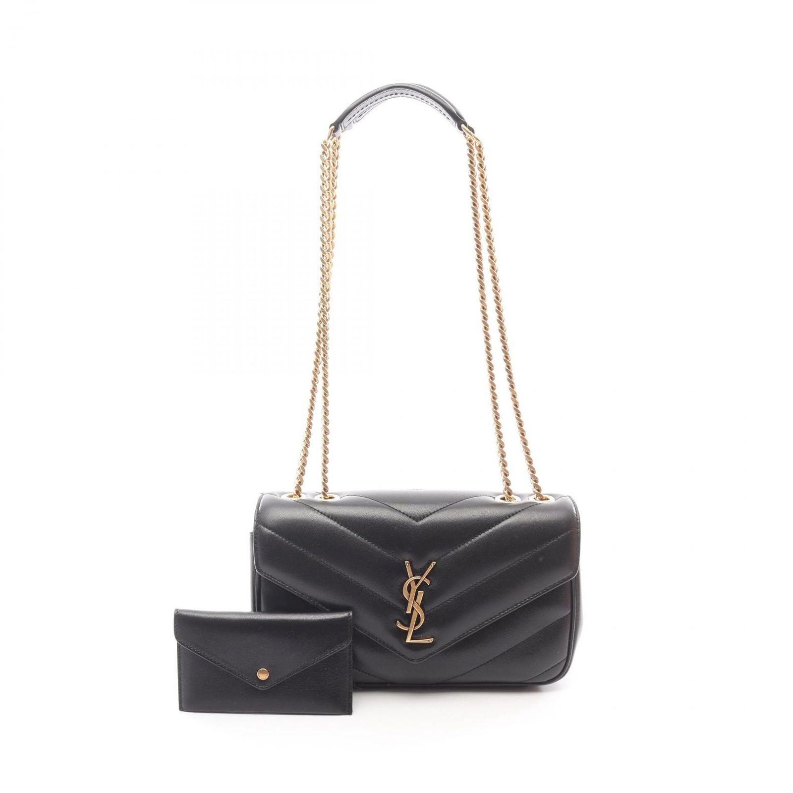 Saint Laurent Paris Shoulder Bag Loulou Small Leather