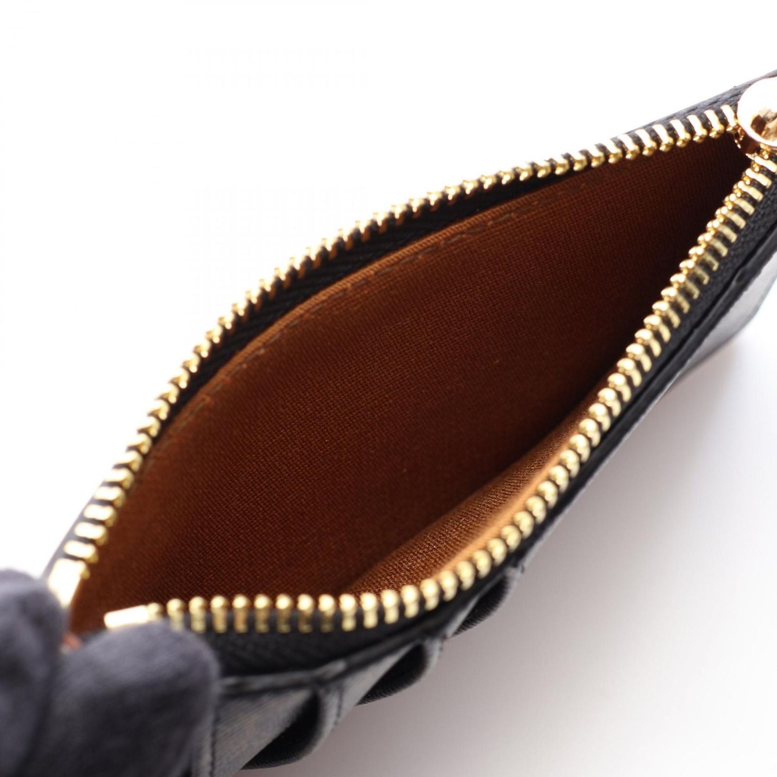 Celine Coin Purse Triomphe Leather Card Case — view 3