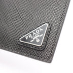 Prada Card Case Saffiano Triang Leather — view 5