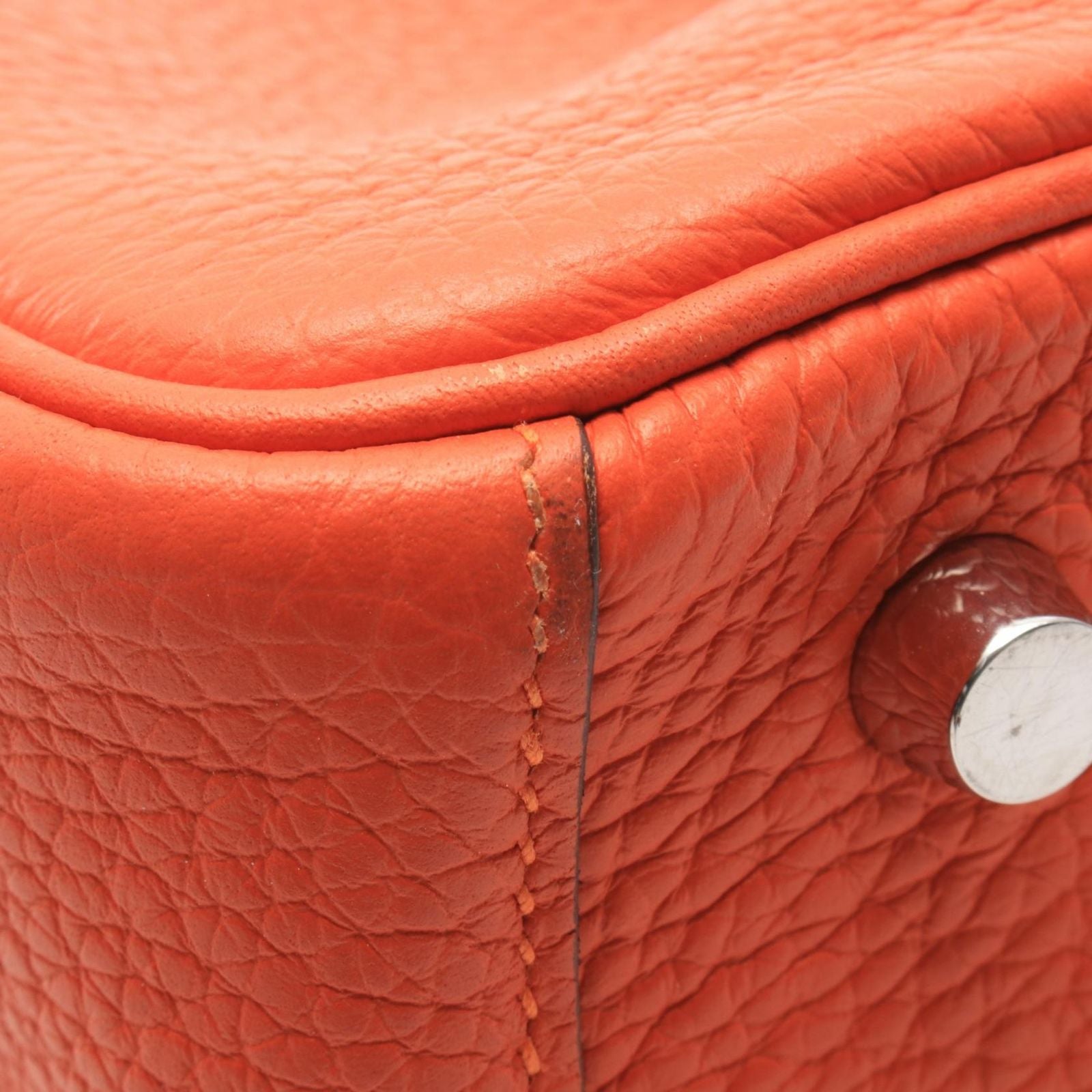 Hermes Shoulder Bag Lindy 26 Orange Poppy — view 7