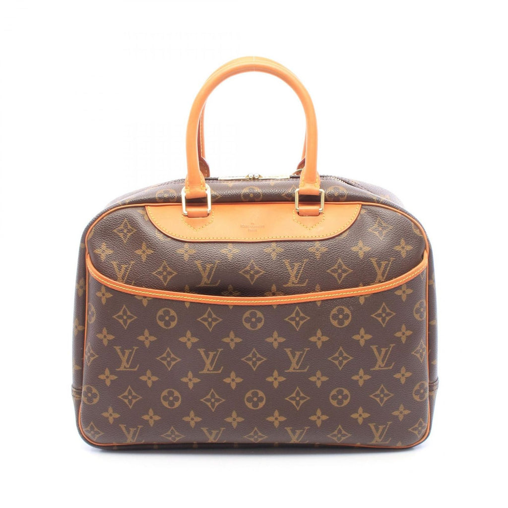 Louis Vuitton Handbag Deauville Bowling Vanity Monogram Leather
