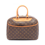 Louis Vuitton Handbag Deauville Bowling Vanity Monogram Leather