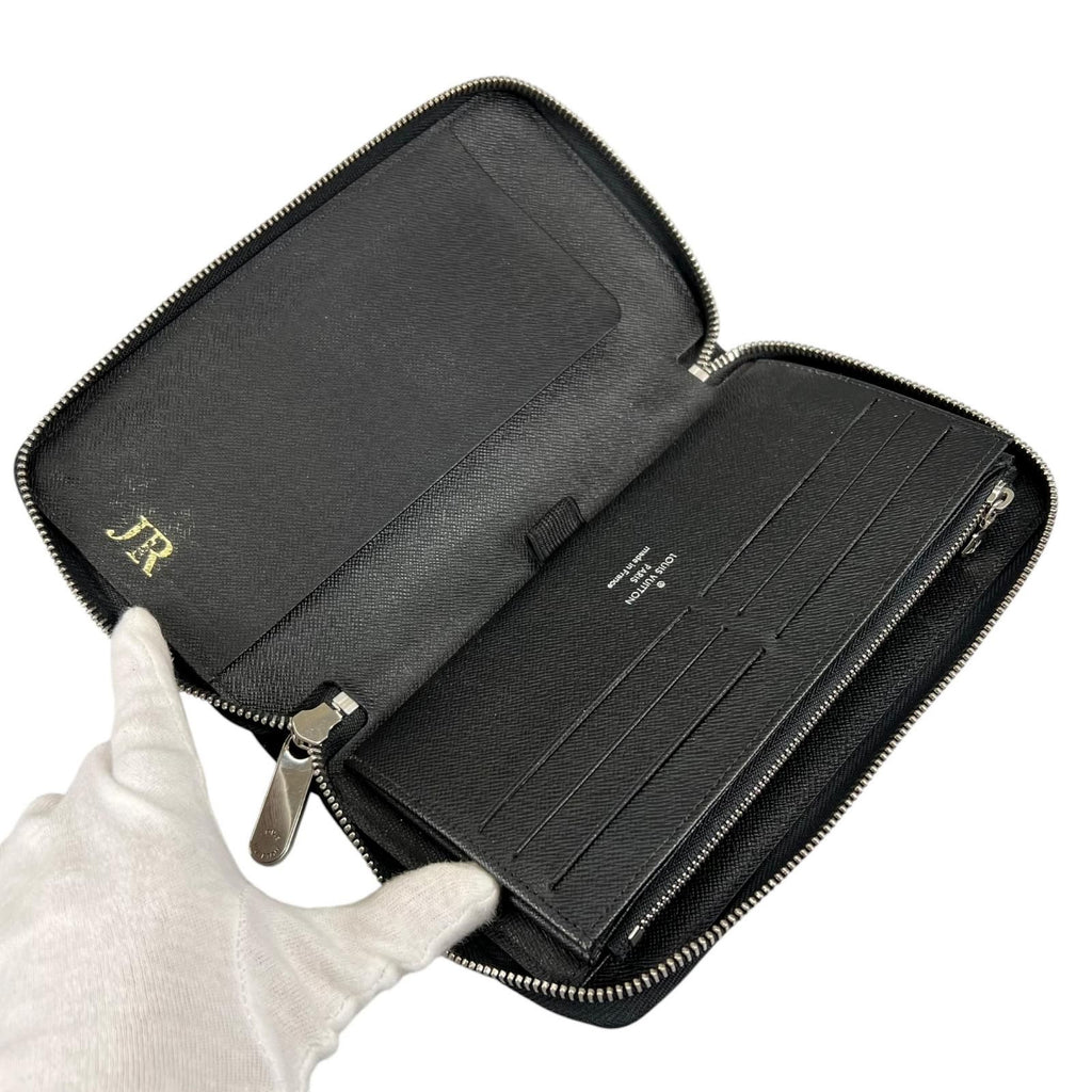 Louis Vuitton Zippy Wallet Noir Epi Leather Black — view 5