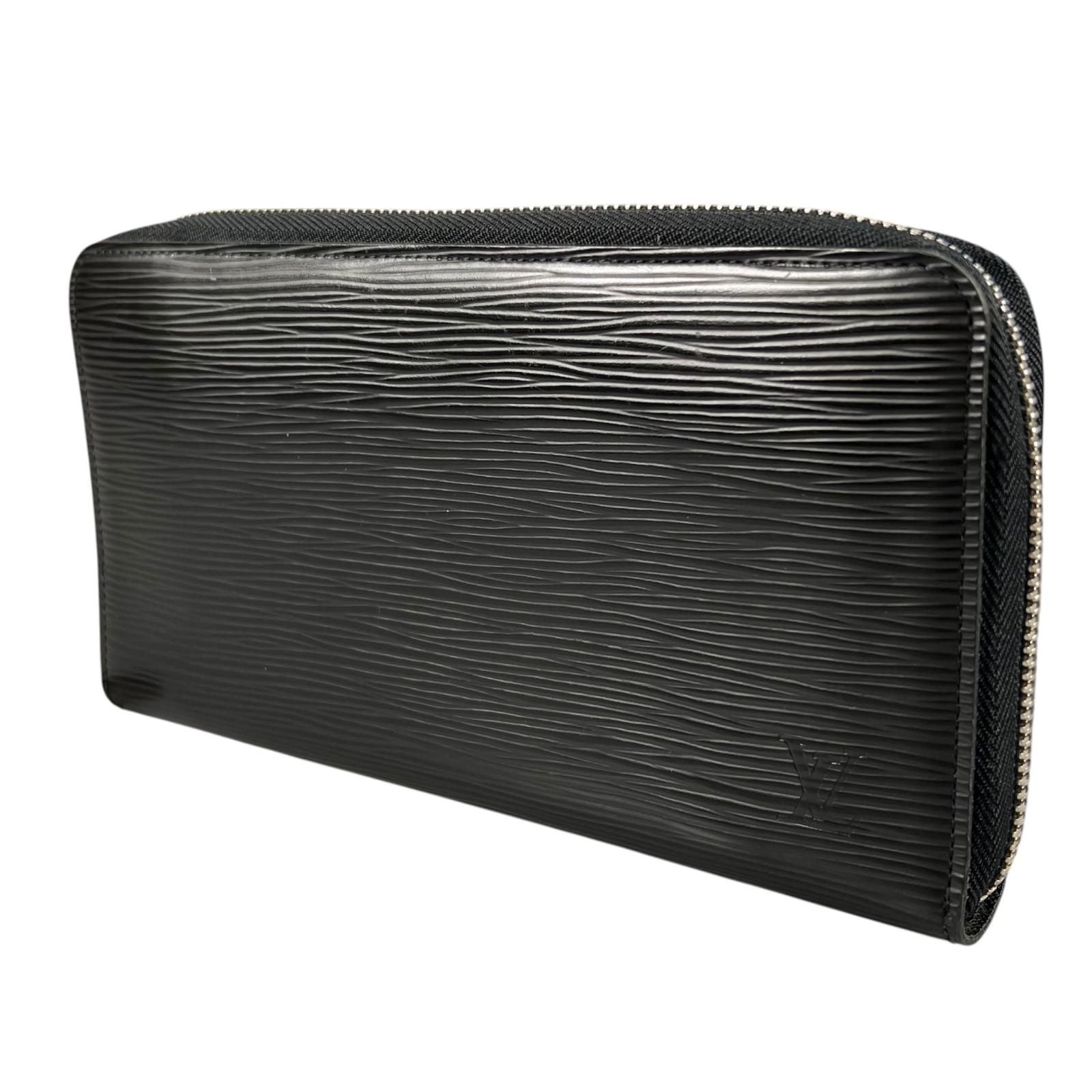 Louis Vuitton Zippy Wallet Noir Epi Leather Black — view 2