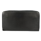 Louis Vuitton Zippy Wallet Noir Epi Leather Black