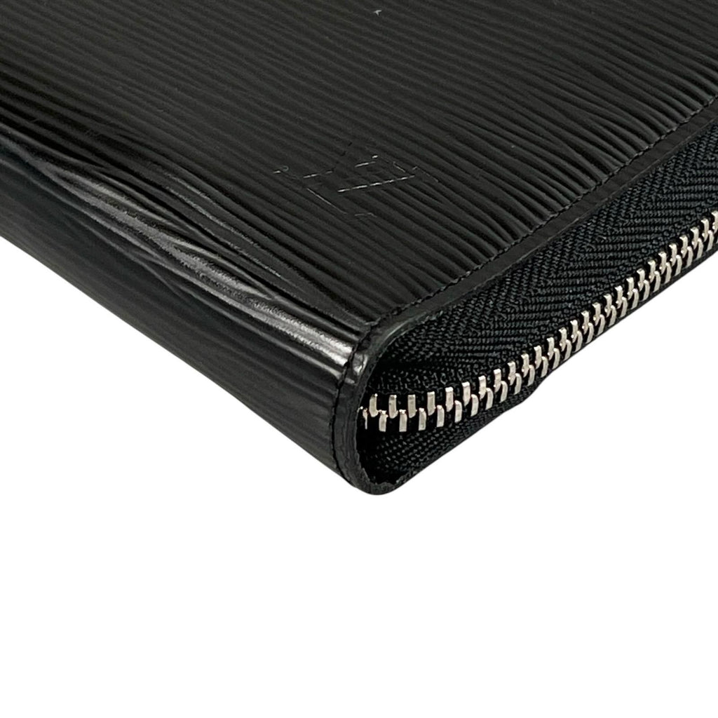 Louis Vuitton Zippy Wallet Noir Epi Leather Black — view 8