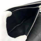 Louis Vuitton Zippy Wallet Verdical Damier Canvas Black — view 7