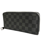 Louis Vuitton Zippy Wallet Verdical Damier Canvas Black — view 2