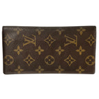 Louis Vuitton Porte-Valeurs Cartes Credit Wallet Monogram Canvas Brown