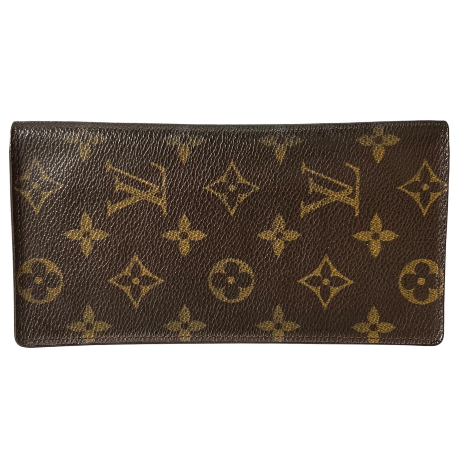 Louis Vuitton Porte-Valeurs Cartes Credit Wallet Monogram Canvas Brown