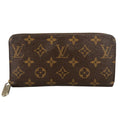 Louis Vuitton Zippy Wallet Fuchsia Monogram Canvas Brown
