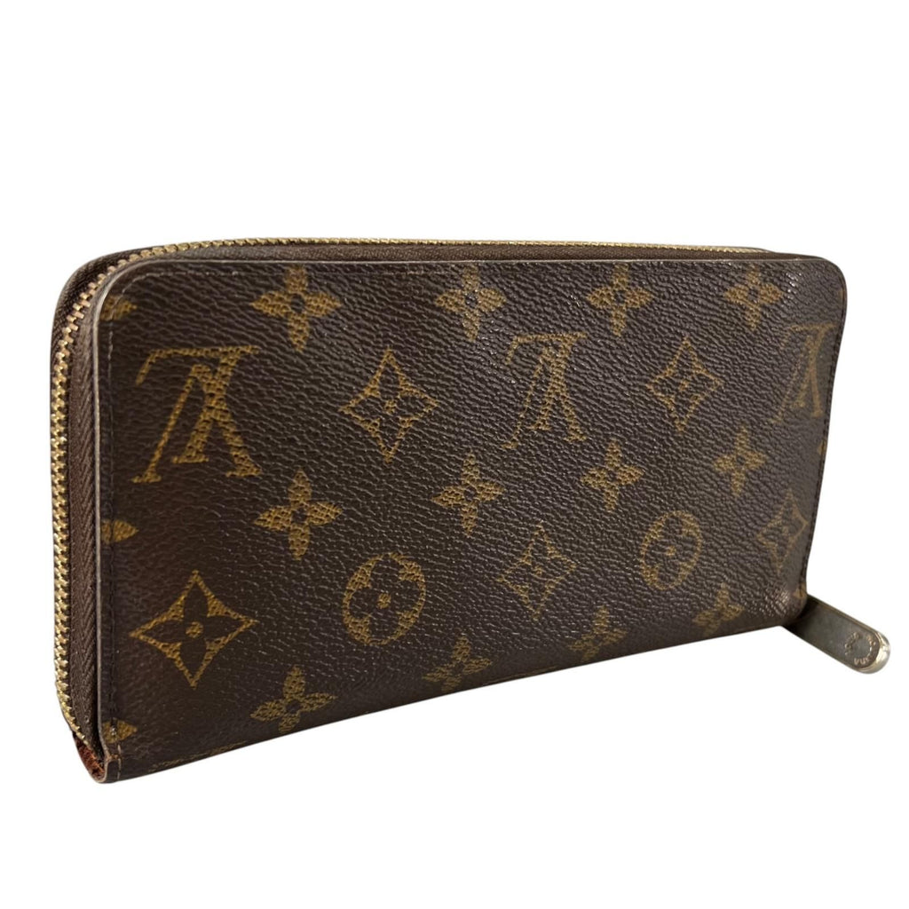 Louis Vuitton Zippy Wallet Fuchsia Monogram Canvas Brown — view 3